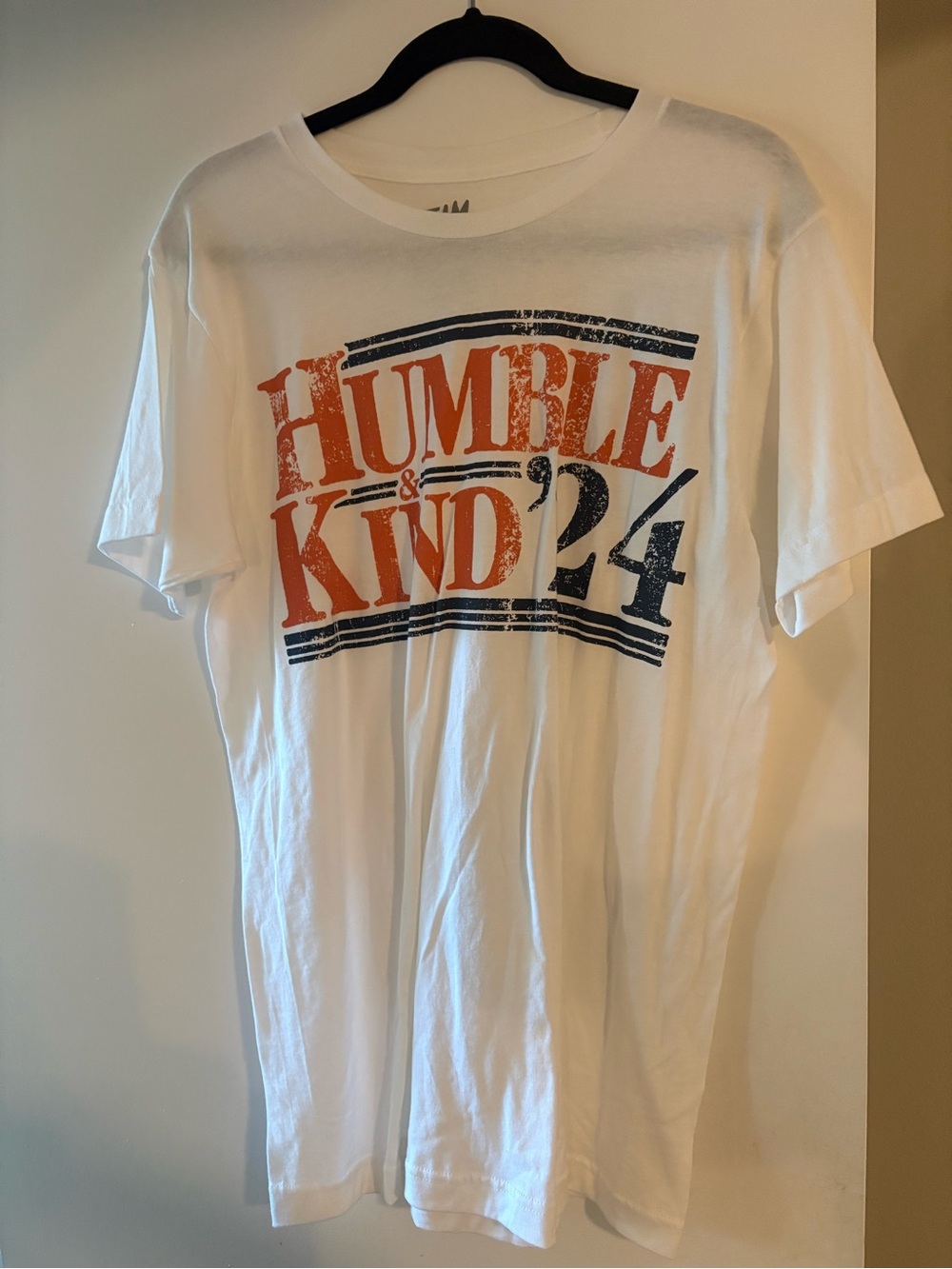 Tim McGraw Humble & Kind Graphic Tee - White with Orange & Navy